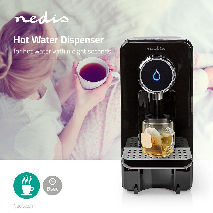 Automat na horkou vodu NEDIS KAWD100FBK | 2.5 l | ovládání jedním tlačítkem